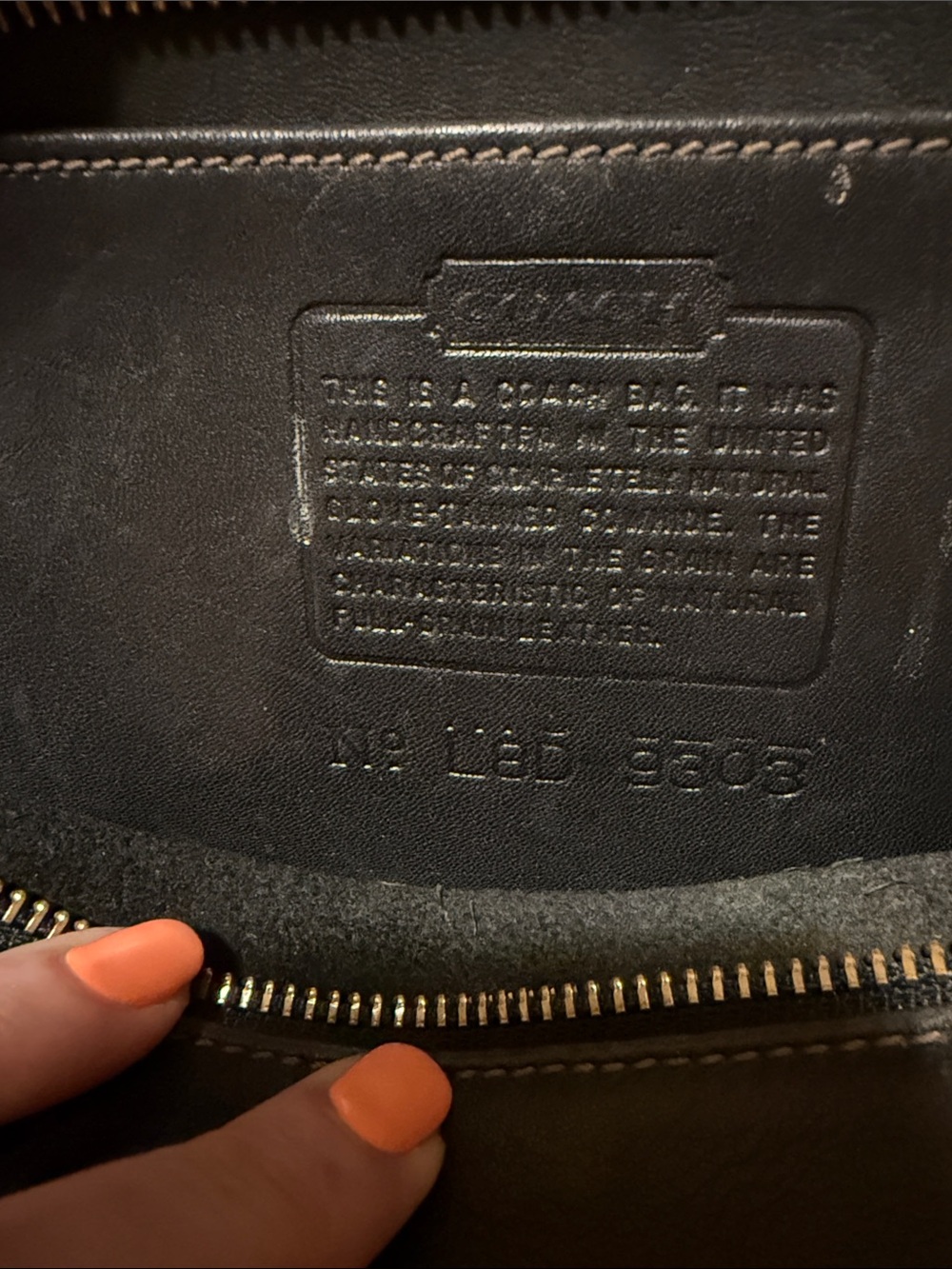 Coach Black Leather Top-Handle Tote - Picture 11 of 12